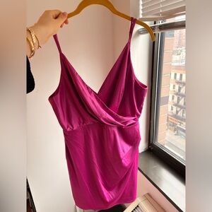 Aqua Vibrant Mini Pink Dress